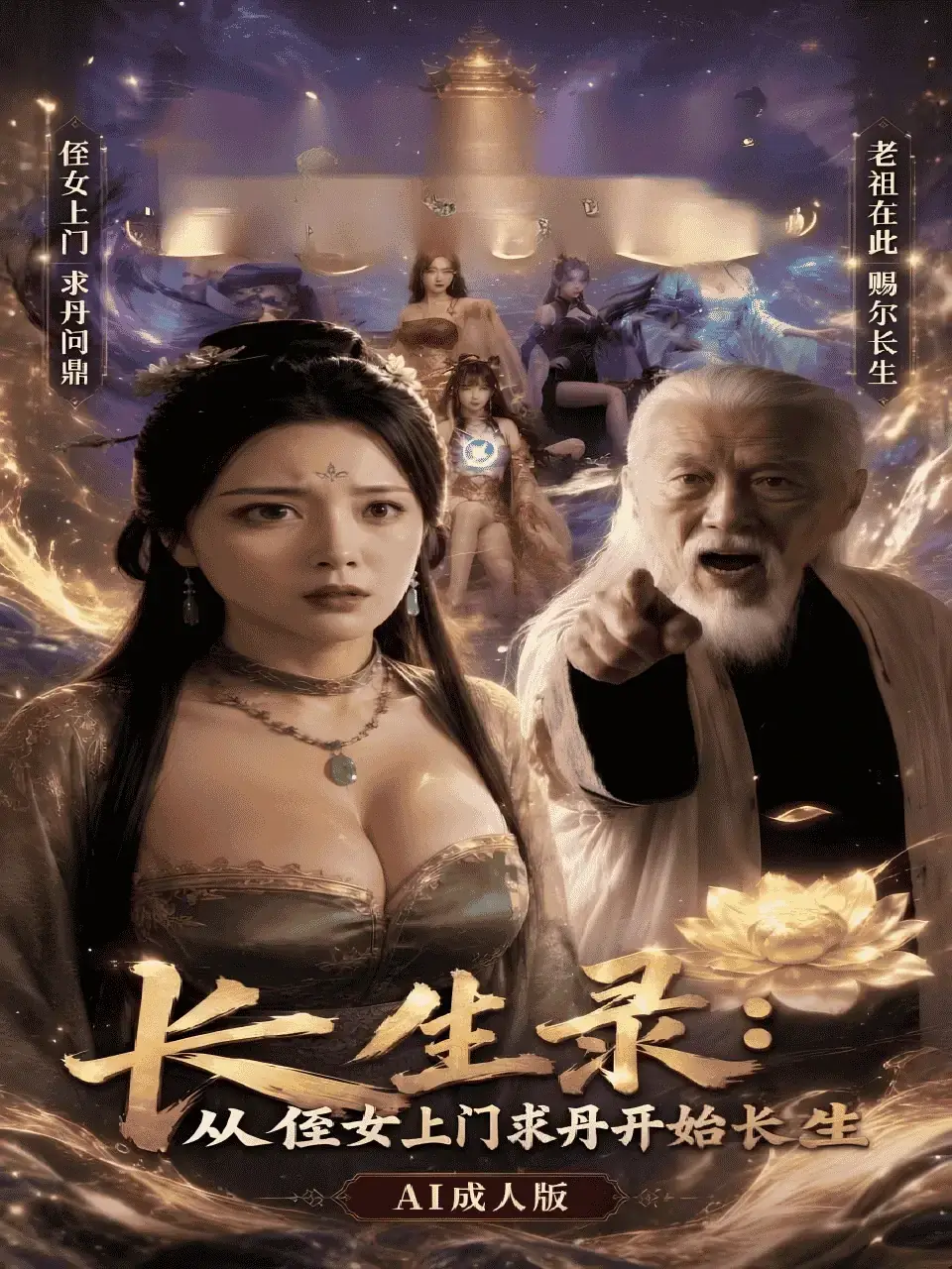 长生录，从侄女上门求丹开始长生海报